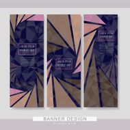 modern banner template set design N5
