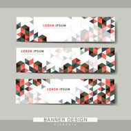modern banner template set design N7