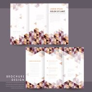 trendy tri-fold template design N2
