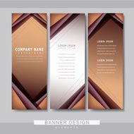 modern banner template set design N8