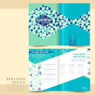 modern half-fold template design N4