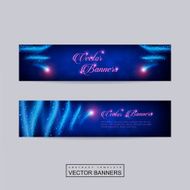 gorgeous banner template set design
