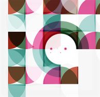 Semicircle triangle pattern N127