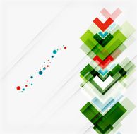 Clean colorful unusual geometric pattern design N77