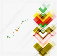 Clean colorful unusual geometric pattern design N86