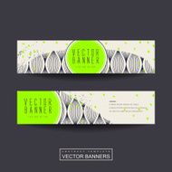 trendy banner template set design N8