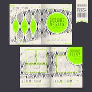 trendy half-fold template design N3