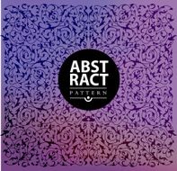 calligraphic floral design elements N54