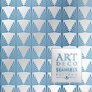 Art Deco seamless vintage wallpaper pattern N32