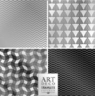 Art Deco seamless vintage wallpaper pattern N34