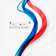 Red and blue color swirl concept N6