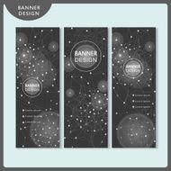 elegant banner template set design