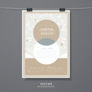 elegant poster template design N10