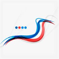 Red and blue color swirl concept N10