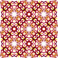 Seamless vector geometric abstract pattern Creative round shapes made of N45