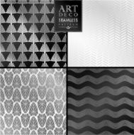 Art Deco seamless vintage wallpaper pattern N38