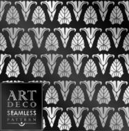 Art Deco seamless vintage wallpaper pattern N39