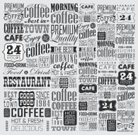 Set Of Vintage Retro Coffee N4