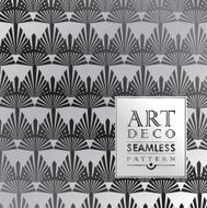 Art Deco seamless vintage wallpaper pattern N41