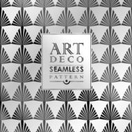 Art Deco seamless vintage wallpaper pattern N47