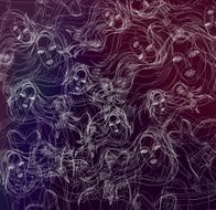 abstract thin line background N3