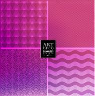 Art Deco seamless vintage wallpaper pattern N49
