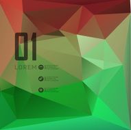Abstract polygonal background triangles N7