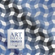 Art Deco seamless vintage wallpaper pattern N64