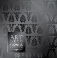Art Deco seamless vintage wallpaper pattern N73