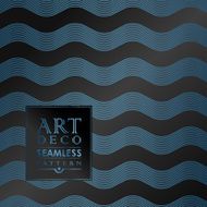 Art Deco seamless vintage wallpaper pattern N80