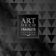 Art Deco seamless vintage wallpaper pattern N83
