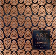 Art Deco seamless vintage wallpaper pattern N88