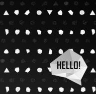 Abstract modern background with polygons design N21