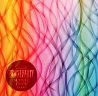 Abstract rainbow web bacground Triangles background N16