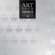 Art Deco seamless vintage wallpaper pattern N91