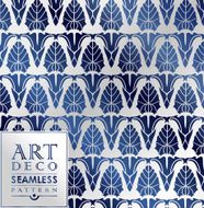 Art Deco seamless vintage wallpaper pattern N100
