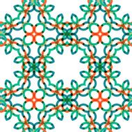 Seamless vector geometric abstract pattern Creative round shapes made of N46