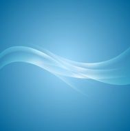 Shiny blue wavy abstract background