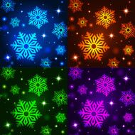 Snowflake Christmas Pattern N16