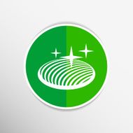 vector button glass orb disco icon round N8
