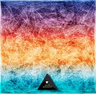 Abstract rainbow web bacground Triangles background N19