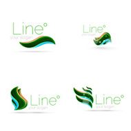 Abstract wave line icon N2