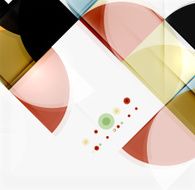 Semicircle triangle pattern N134