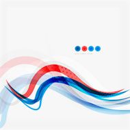 Red and blue color swirl concept N16