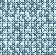 Square blue mosaic disco party background