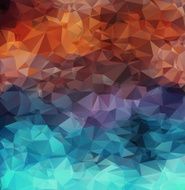 Abstract polygonal background triangles N18