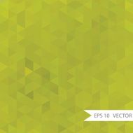 Autumn green triangle vector background N2