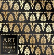 Art Deco seamless vintage wallpaper pattern N113