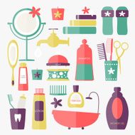 Vector bathroom icons