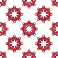 Seamless vector geometric abstract pattern Creative round shapes made of N48